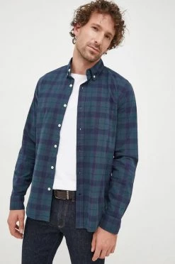 Ανδρικά Πουκάμισα Πουκάμισο GAP πράσινο,