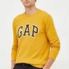 Ανδρικά Μακρυμάνικα Longsleeve GAP χρυσαφί