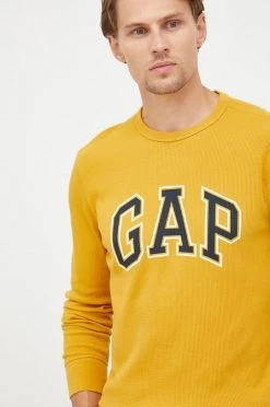 Ανδρικά Μακρυμάνικα Longsleeve GAP χρυσαφί -Gap Κατάστημα unnamed file 1681