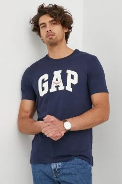 Ανδρικά Μπλουζάκια Βαμβακερό μπλουζάκι GAP ναυτικό μπλε -Gap Κατάστημα unnamed file 1693