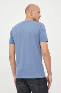 Ανδρικά Μπλουζάκια Βαμβακερό μπλουζάκι GAP μπλε -Gap Κατάστημα unnamed file 1701