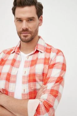 Ανδρικά Πουκάμισα Βαμβακερό πουκάμισο GAP χρώμα: πορτοκαλί, -Gap Κατάστημα unnamed file 1719