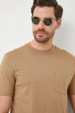 Ανδρικά Μπλουζάκια Βαμβακερό μπλουζάκι GAP καφέ -Gap Κατάστημα unnamed file 1724