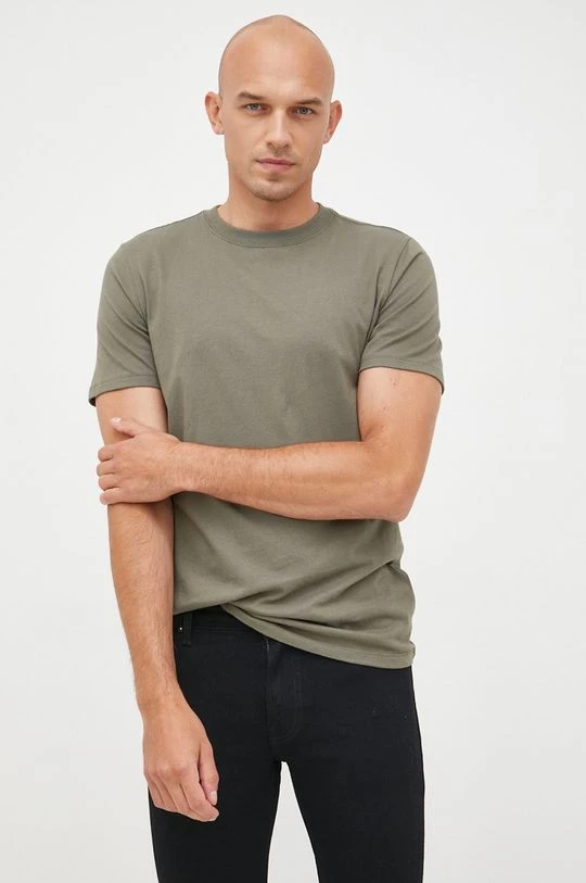 Ανδρικά Μπλουζάκια Βαμβακερό μπλουζάκι GAP πράσινο 3 Ανδρικά Μπλουζάκια Βαμβακερό μπλουζάκι GAP πράσινο