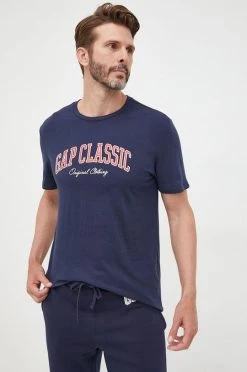 Ανδρικά Μπλουζάκια Βαμβακερό μπλουζάκι GAP ναυτικό μπλε -Gap Κατάστημα unnamed file 1748