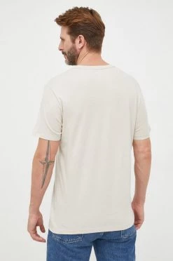 Ανδρικά Μπλουζάκια Βαμβακερό μπλουζάκι GAP μπεζ -Gap Κατάστημα unnamed file 1753