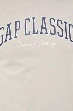 Ανδρικά Μπλουζάκια Βαμβακερό μπλουζάκι GAP μπεζ -Gap Κατάστημα unnamed file 1755