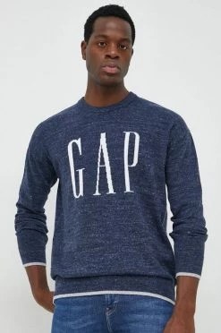 Ανδρικά Χωρίς φερμουάρ Πουλόβερ GAP ναυτικό μπλε,