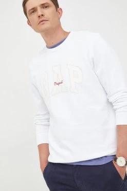 Ανδρικά Χωρίς φερμουάρ Μπλούζα GAP άσπρο, -Gap Κατάστημα unnamed file 1773