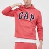 Ανδρικά Χωρίς φερμουάρ Βαμβακερή μπλούζα GAP κόκκινο, -Gap Κατάστημα unnamed file 1784