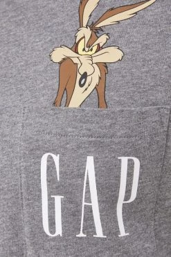 Ανδρικά Μπλουζάκια Βαμβακερό μπλουζάκι GAP γκρι -Gap Κατάστημα unnamed file 1798