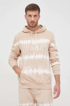 Ανδρικά Χωρίς φερμουάρ Μπλούζα GAP χρώμα: μπεζ, -Gap Κατάστημα unnamed file 1834