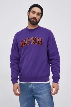 Ανδρικά Χωρίς φερμουάρ Μπλούζα GAP χρώμα: μοβ -Gap Κατάστημα unnamed file 1871