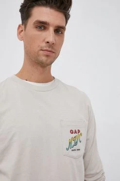 Ανδρικά Μακρυμάνικα Βαμβακερό πουκάμισο με μακριά μανίκια GAP χρώμα: κίτρινο -Gap Κατάστημα unnamed file 1911