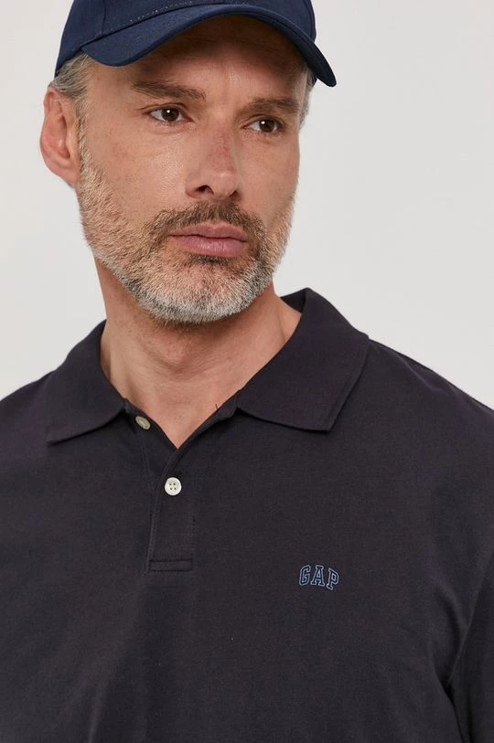 Ανδρικά Πόλο μπλουζάκια Πόλο GAP χρώμα: ναυτικό μπλε 6 Ανδρικά Πόλο μπλουζάκια Πόλο GAP χρώμα: ναυτικό μπλε - Image 4