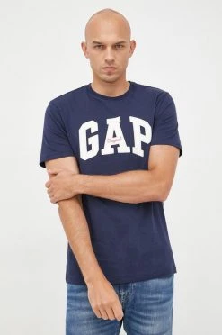 Ανδρικά Μπλουζάκια Βαμβακερό μπλουζάκι GAP ναυτικό μπλε -Gap Κατάστημα unnamed file 1972