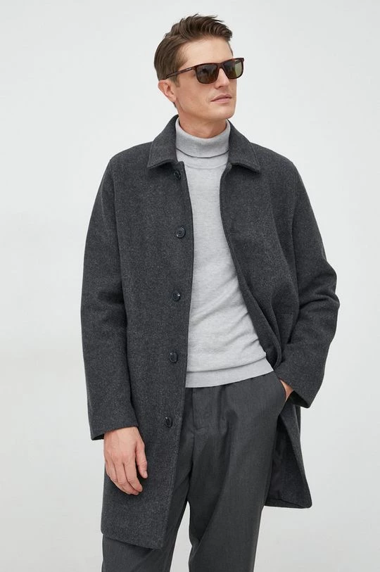 Ανδρικά Παλτά Παλτό από μείγμα μαλλιού GAP γκρι, 3 Ανδρικά Παλτά Παλτό από μείγμα μαλλιού GAP γκρι,