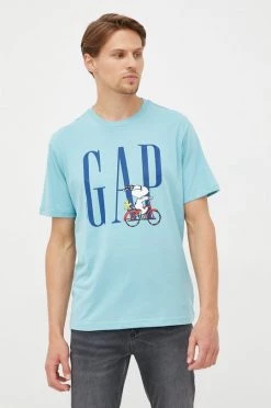 Ανδρικά Μπλουζάκια Μπλουζάκι GAP μπλε -Gap Κατάστημα unnamed file 2017