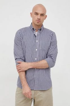 Ανδρικά Πουκάμισα Πουκάμισο GAP μοβ,