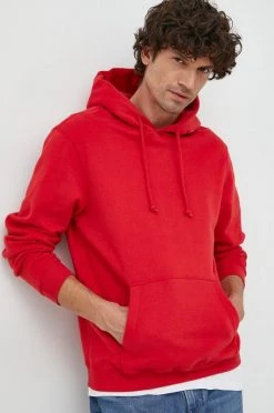 Ανδρικά Χωρίς φερμουάρ Μπλούζα GAP κόκκινο, με κουκούλα