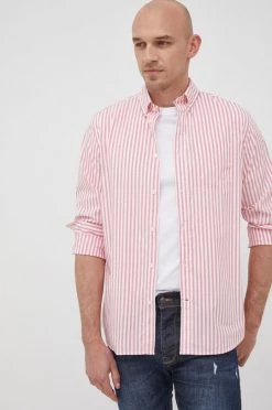 Ανδρικά Πουκάμισα Πουκάμισο GAP κόκκινο,