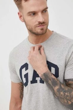 Ανδρικά Μπλουζάκια Βαμβακερό μπλουζάκι GAP γκρι -Gap Κατάστημα unnamed file 2072