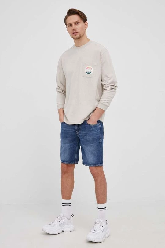 Ανδρικά Μακρυμάνικα Βαμβακερό πουκάμισο με μακριά μανίκια GAP μπεζ 4 Ανδρικά Μακρυμάνικα Βαμβακερό πουκάμισο με μακριά μανίκια GAP μπεζ - Image 2