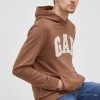 Ανδρικά Χωρίς φερμουάρ Βαμβακερή μπλούζα GAP χρώμα: καφέ,