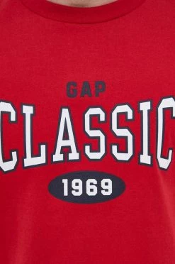 Ανδρικά Μπλουζάκια Βαμβακερό μπλουζάκι GAP κόκκινο -Gap Κατάστημα unnamed file 2137