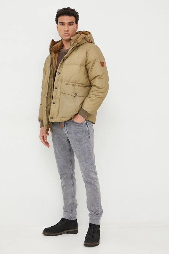 Ανδρικά Χωρίς φερμουάρ Βαμβακερό πουλόβερ GAP χρώμα: καφέ, 4 Ανδρικά Χωρίς φερμουάρ Βαμβακερό πουλόβερ GAP χρώμα: καφέ, - Image 2