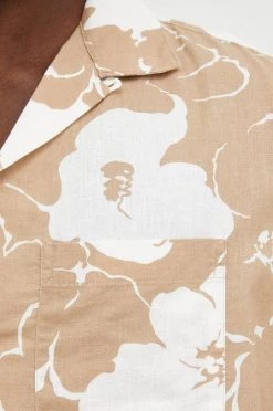 Ανδρικά Πουκάμισα Πουκάμισο από λινό GAP χρώμα: μπεζ, -Gap Κατάστημα unnamed file 2229