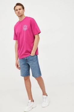 Ανδρικά Μπλουζάκια Βαμβακερό μπλουζάκι GAP μοβ -Gap Κατάστημα unnamed file 2250