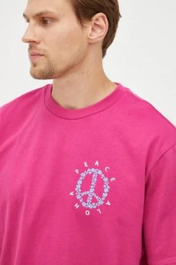 Ανδρικά Μπλουζάκια Βαμβακερό μπλουζάκι GAP μοβ -Gap Κατάστημα unnamed file 2252