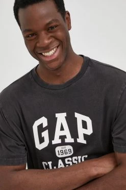 Ανδρικά Μπλουζάκια Βαμβακερό μπλουζάκι GAP γκρι -Gap Κατάστημα unnamed file 2269