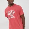 Ανδρικά Μπλουζάκια Βαμβακερό μπλουζάκι GAP κόκκινο -Gap Κατάστημα unnamed file 2271