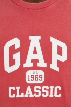 Ανδρικά Μπλουζάκια Βαμβακερό μπλουζάκι GAP κόκκινο -Gap Κατάστημα unnamed file 2275