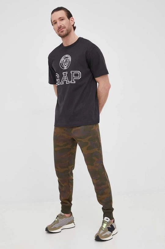 Ανδρικά Μπλουζάκια Βαμβακερό μπλουζάκι GAP μαύρο 3 Ανδρικά Μπλουζάκια Βαμβακερό μπλουζάκι GAP μαύρο