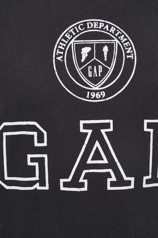 Ανδρικά Μπλουζάκια Βαμβακερό μπλουζάκι GAP μαύρο 7 Ανδρικά Μπλουζάκια Βαμβακερό μπλουζάκι GAP μαύρο - Image 5