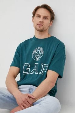 Ανδρικά Μπλουζάκια Βαμβακερό μπλουζάκι GAP πράσινο -Gap Κατάστημα unnamed file 2339