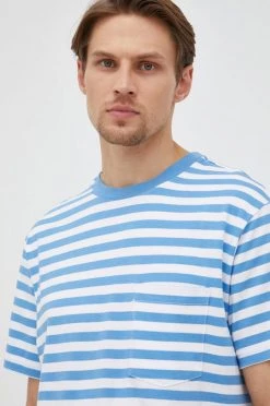 Ανδρικά Μπλουζάκια Βαμβακερό μπλουζάκι GAP μπλε -Gap Κατάστημα unnamed file 2344