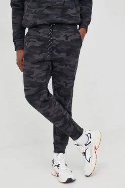 Ανδρικά Υφασμάτινα Παντελόνι φόρμας GAP χρώμα: μαύρο