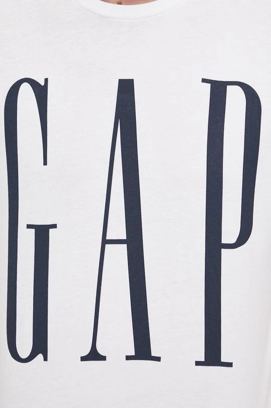 Ανδρικά Μπλουζάκια Βαμβακερό μπλουζάκι GAP άσπρο 7 Ανδρικά Μπλουζάκια Βαμβακερό μπλουζάκι GAP άσπρο - Image 5