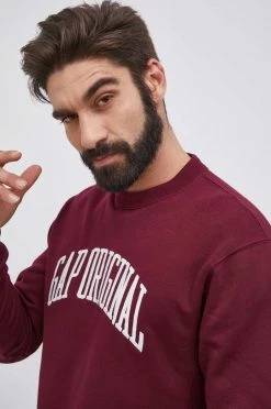 Ανδρικά Χωρίς φερμουάρ Μπλούζα GAP χρώμα: μοβ -Gap Κατάστημα unnamed file 2417