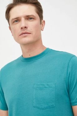 Ανδρικά Μπλουζάκια Βαμβακερό μπλουζάκι GAP πράσινο