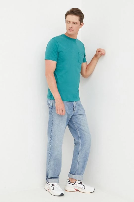 Ανδρικά Μπλουζάκια Βαμβακερό μπλουζάκι GAP πράσινο 4 Ανδρικά Μπλουζάκια Βαμβακερό μπλουζάκι GAP πράσινο - Image 2