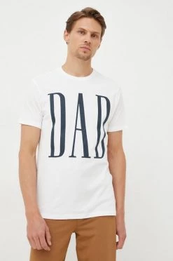 Ανδρικά Μπλουζάκια Βαμβακερό μπλουζάκι GAP άσπρο