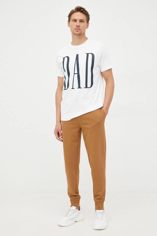 Ανδρικά Μπλουζάκια Βαμβακερό μπλουζάκι GAP άσπρο 4 Ανδρικά Μπλουζάκια Βαμβακερό μπλουζάκι GAP άσπρο - Image 2