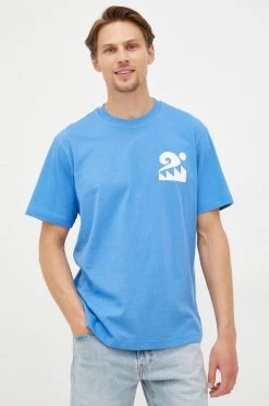 Ανδρικά Μπλουζάκια Βαμβακερό μπλουζάκι GAP μπλε -Gap Κατάστημα unnamed file 2495