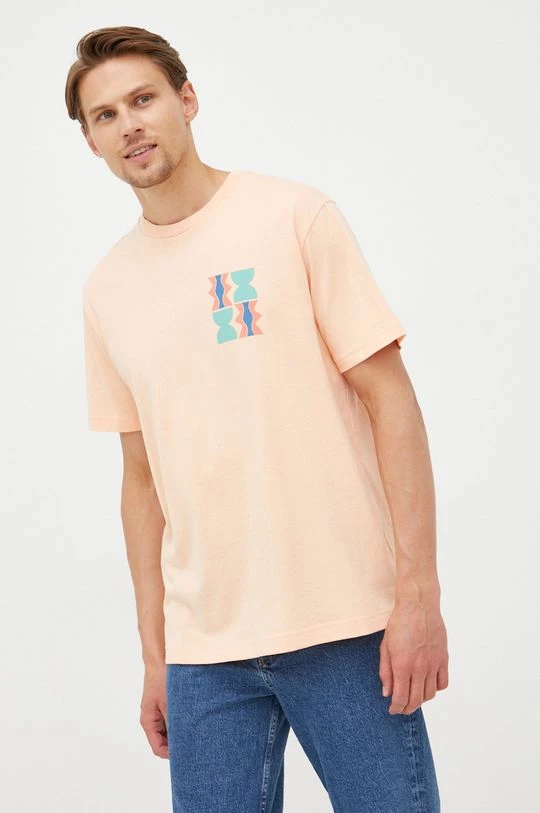 Ανδρικά Μπλουζάκια Βαμβακερό μπλουζάκι GAP πορτοκαλί 5 Ανδρικά Μπλουζάκια Βαμβακερό μπλουζάκι GAP πορτοκαλί - Image 3