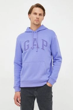 Ανδρικά Χωρίς φερμουάρ Μπλούζα GAP μοβ, -Gap Κατάστημα unnamed file 251